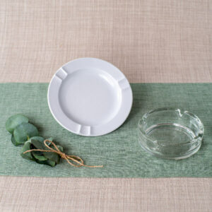 Cendrier porcelaine Cendrier verre