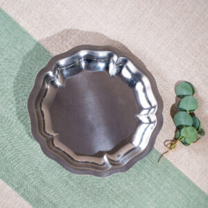 Plat rond creux 30 cm inox PRC30